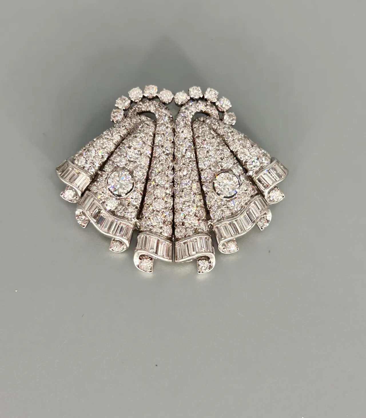 Art Moderne Diamond Convertible Dress Clips